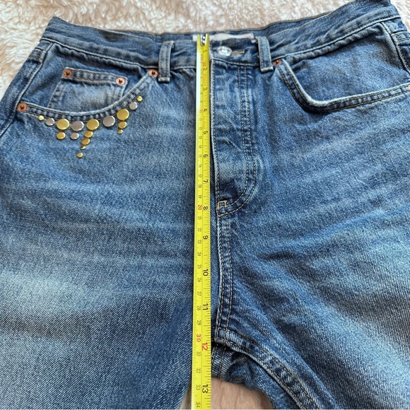 TOPSHOP Editor Mid Blue Jeans - Size:28 - Picture 10 of 12